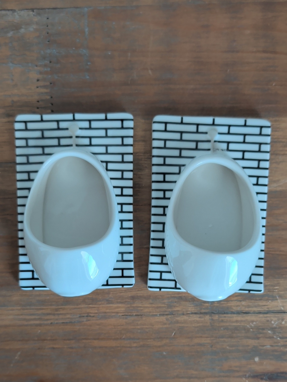White Ceramic Urinal Shot Glasses